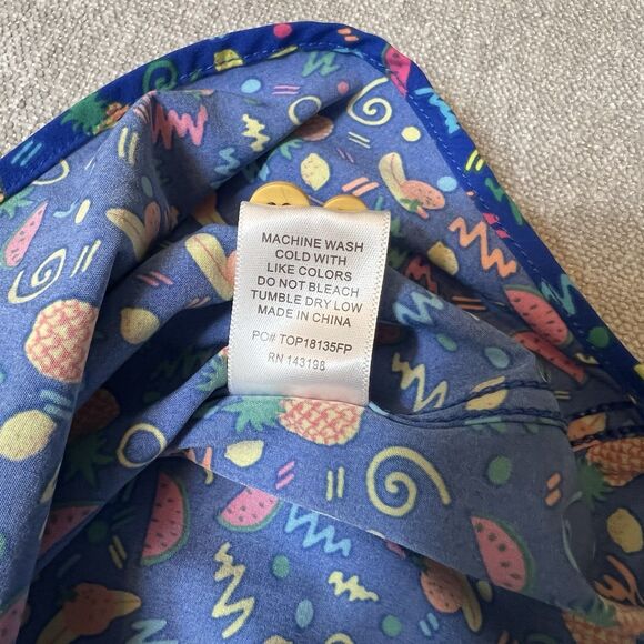 Chubbies The Weekend Shirt Large Tropical Fruit All Over Print Retro Inspired - Picture 5 of 8